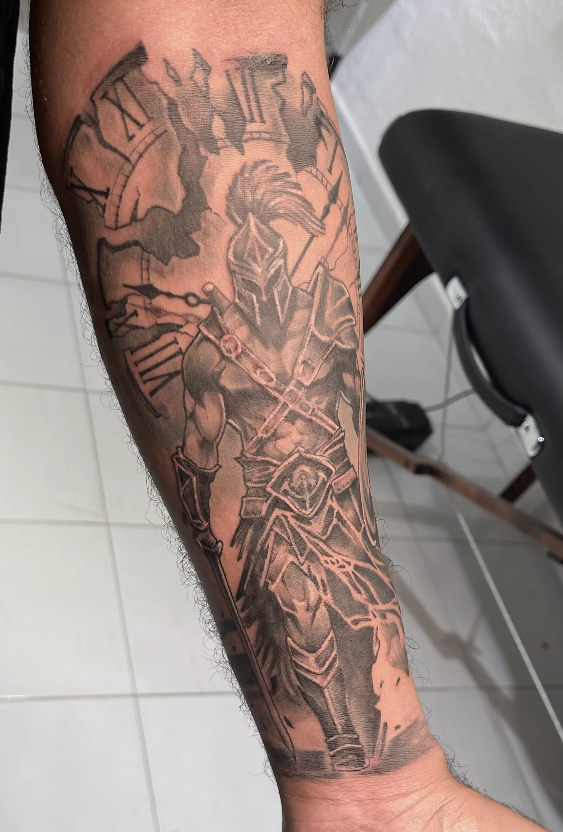 Tatuaje blanco y negro